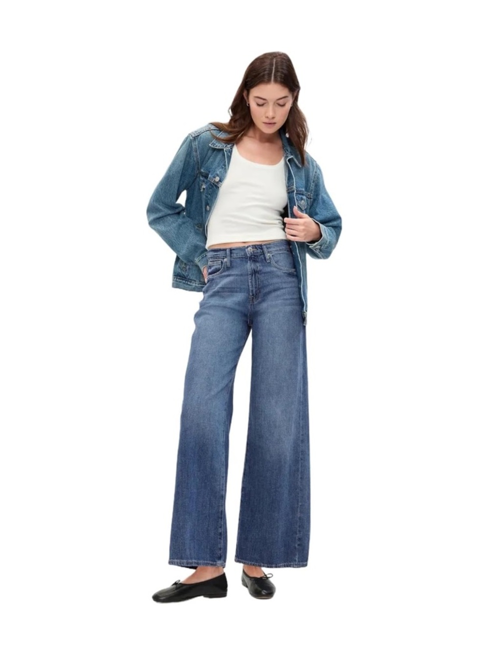 NWT GAP Wide-Leg High-Rise Jeans